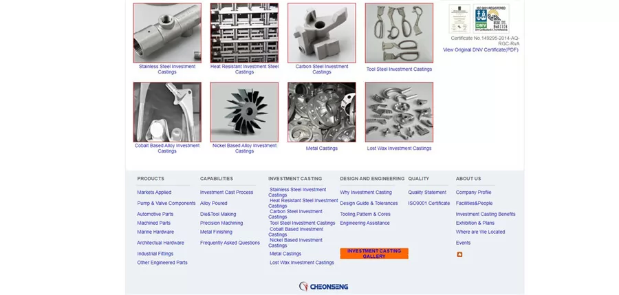 Cheonseng Precision Foundry Co., Ltd.